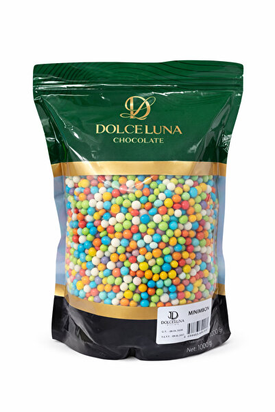 DOLCELUNA Karışık Granül Şeker Waffle Pankek Pasta Süsü 1 kg 2 Adet