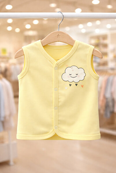 canmana kids&baby %100 Pamuk Yeni doğan Bebek Yelek