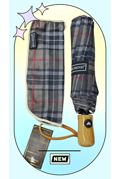 Rubenis 10 Telli 3 Kırmalı Su Tutmaz Hafif Ama Güçlü Modern Tasarım Lüx Şemsiye