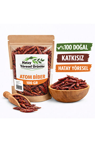Hatay Yöresel Ürünler Atom Biber 100 gr – Acı Kurutulmuş Biber