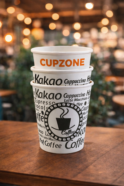 cupzone 🥤 1000 Adet Karton Bardak 7 Oz – Sıcak & Soğuk İçecek Uyumlu |