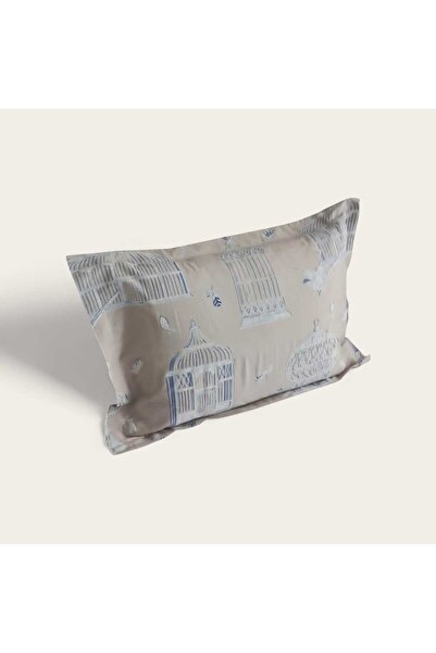 Madame Coco Volanlı Pamuk Saten Yastık Kılıfı 50*70