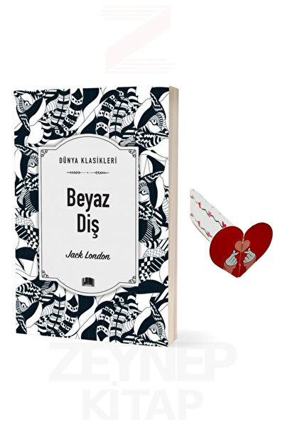 Ema Kitap Beyaz Diş - Jack London (Dünya Klasikleri) Kalp Ayraç Hediye