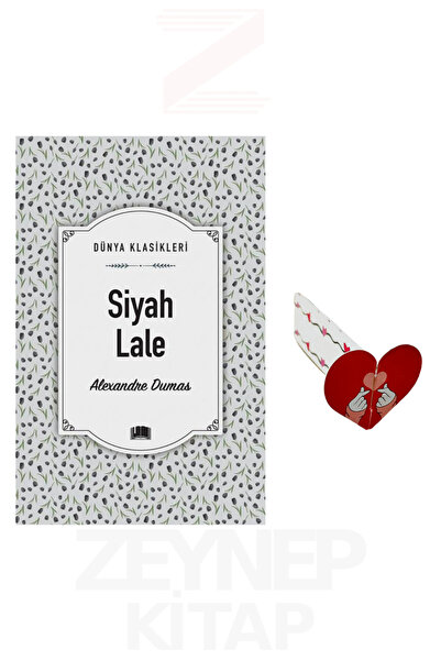 Ema Kitap Siyah Lale - Alexandre Dumas (Dünya Klasikleri) Kalp Ayraç Hediye