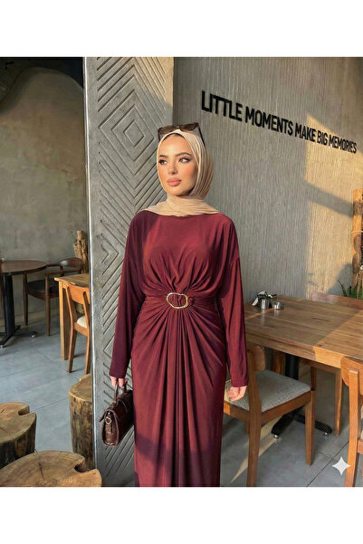 Modarana Eylem Tokalı Tesettür Elbise