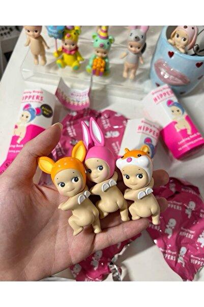 Sonny Angel Hippers Looking Serisi Back Sürpriz Paket Dekoratif Mini Figür