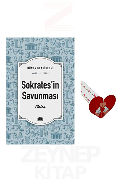 Ema Kitap Sokrates'in Savunması - Platon (Dünya Klasikleri) Kalp Ayraç Hediye