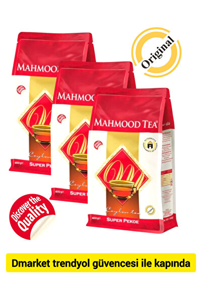 Mahmood Tea Seylon Çay ithal Kaçak Dökme Çayı (3x400)