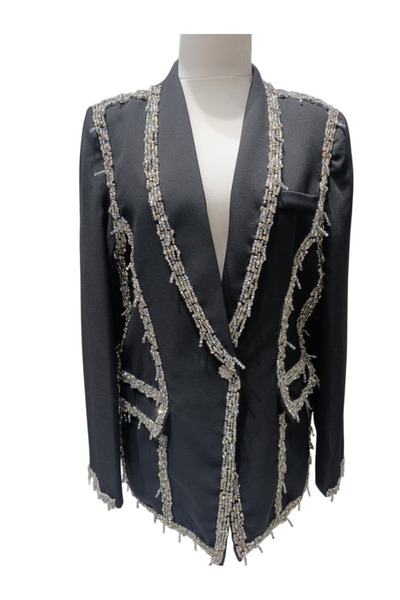 ladina Gümüş İşlemeli Ceket