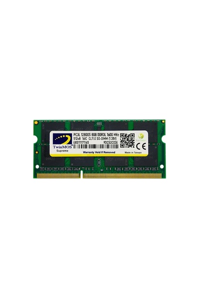 TwinMOS 8Gb 1600Mhz Ddr3 1.35V Mdd3L8Gb1600N Notebook Ram