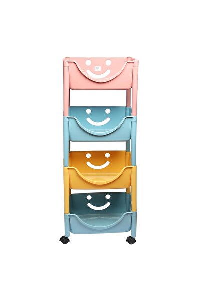 cc bin shihon Colorful organizing and storage rack with wheels, high-quality ...