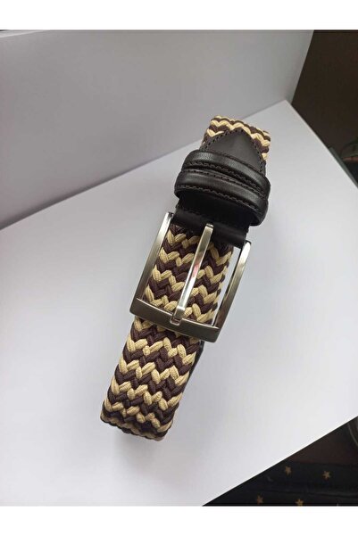 Kravatistan Brown Elastic Knit Belt