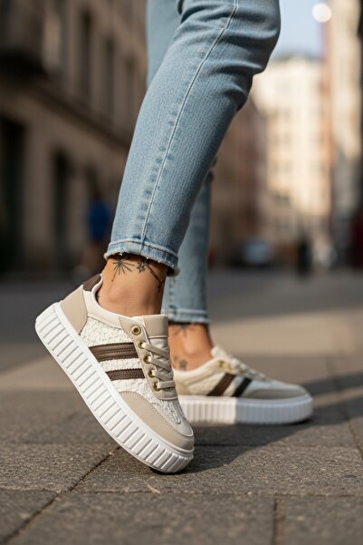 dehaine Women's causal sneakers made of eco-leather, women's sneakers, PREMIU...