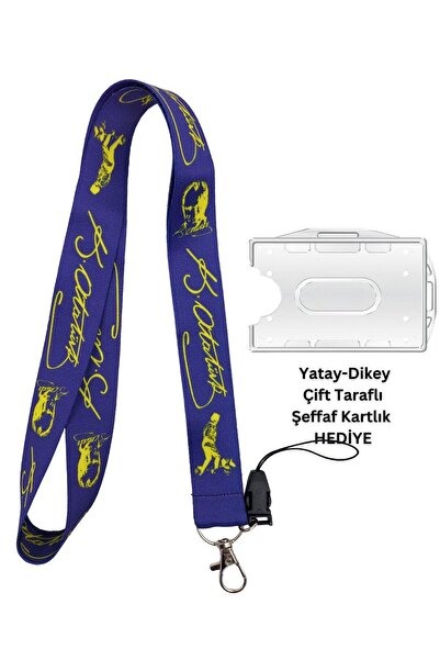 doktorbonem Kemal Ataturk potpis žuta mornarsko plava kartica remen držač zna...