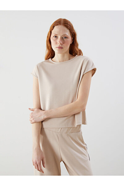 LC Waikiki Γυναικείο μπλουζάκι Özmarka New Season με λαιμόκοψη ποδηλάτου