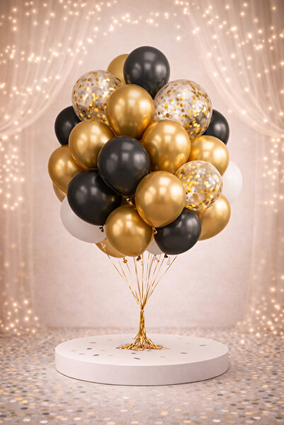 Işıltı Balon Dükkanı Premium Rosegold Pink Balloon Set – Birthday & Opening C...