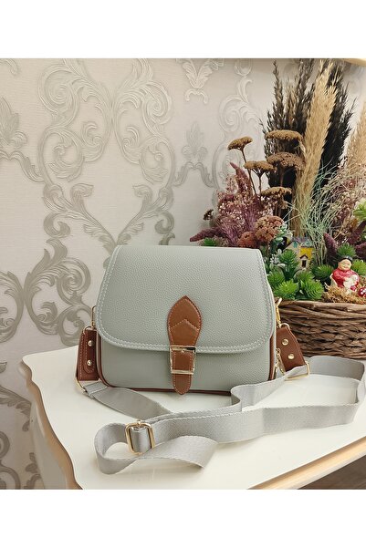 A.E Omuz ve Çapraz Çift Fermuarlı Çanta