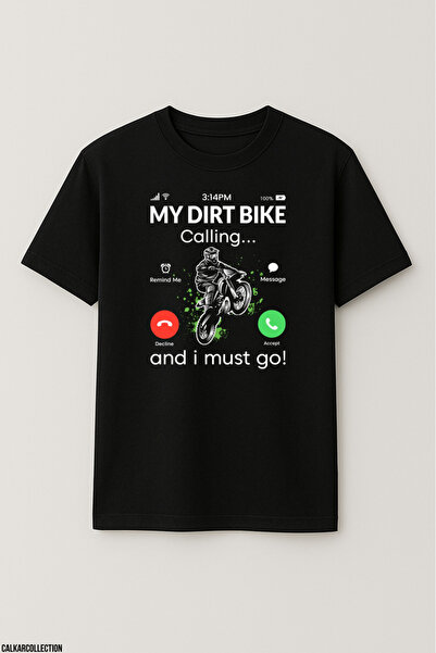 CALKARCOLLECTION Unisex Oversize My Bike Is Calling I Must Go Tshirt