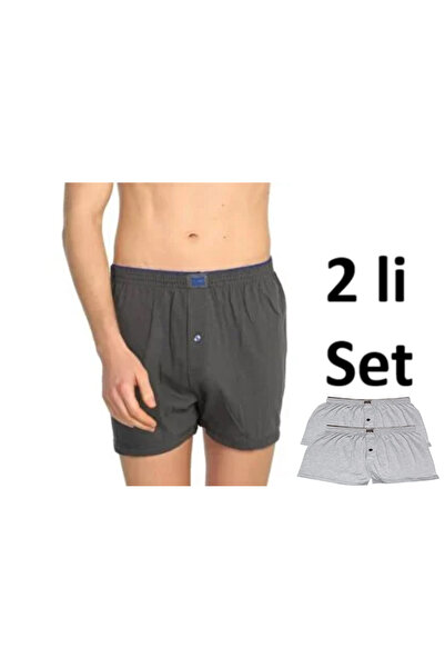 İNCİİCGİYİM28 Tutku μποξεράκια γκρι, σετ 2 τεμαχίων, Προϊόν Ευκαιρίας! Ανδρικ...