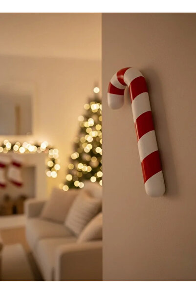 Fırsatkolik Decorative Christmas Candy Figurine on the Floor Living Room Deco...