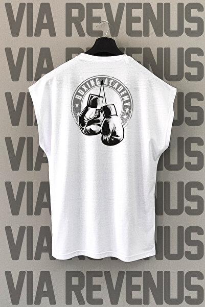 Vordevia Tricou sport din bumbac 100%, cu imprimeu pe spate și mâneci scurte,...