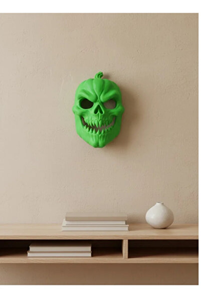 Fırsatkolik Green Decorative Horror Mask Wall Ornament