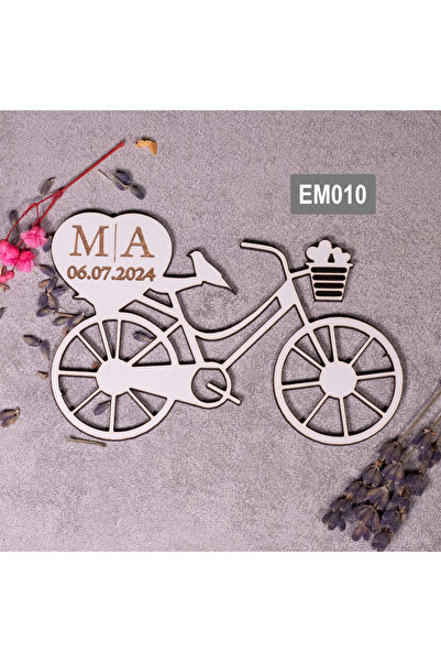 Creators of Crafts Wedding certificate - Bicycle 10x6cm