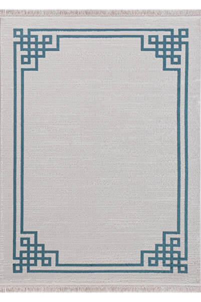 FLORA HALI Avangard Carpet Blue Detailed Luxury Woven Carpet for Young People...
