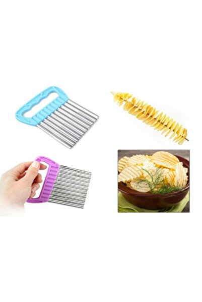 Fırsatkolik Chips Chopper Shaped Vegetable and Fruit Slicer (5067)