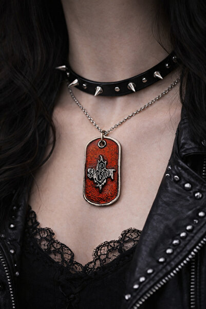 HER ŞEY NOTA www.herseynota.com قلادة معدنية من Slipknot Group – تصميم سلسلة ...