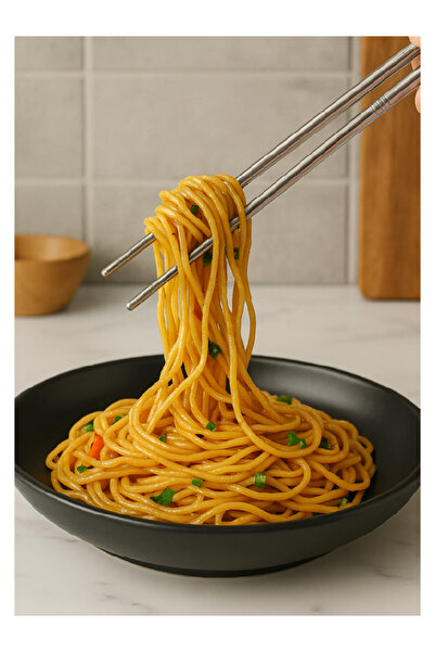 Flower Toys Stainless Steel Korean Chinese Sushi Chopsticks 5 Pairs Chopsticks