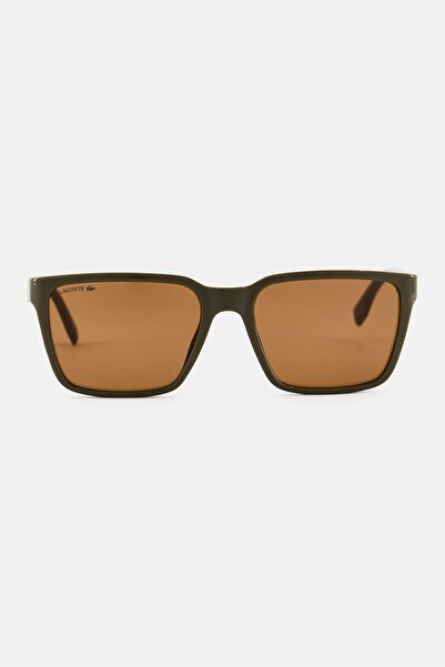 Lacoste Men L6011S Square Sunglasses, Olive