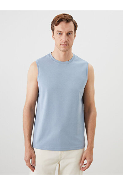 LC Waikiki تيشيرت رجالي بدون أكمام برقبة دائرية للموسم الجديد - S5BA73Z8