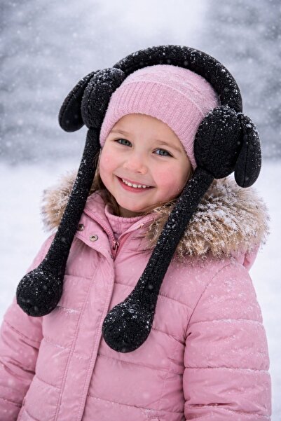 BUĞLEM Soğuktan Koruyucu Peluş Oynar Kulaklık