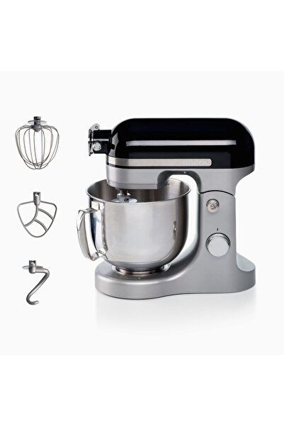 Braventa Collection Mutfak Şefi Siyah Gri 1589/02 - Döküm Gövde, Planet Mikse...