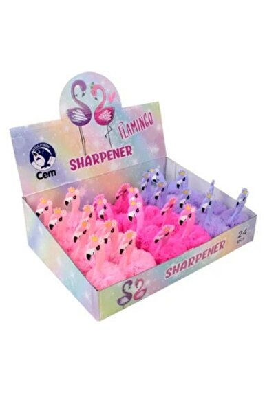 Dolphin PELUŞ KALEMTRAŞ FLAMİNGO ADET
