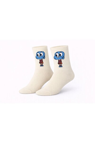 İpeksi Gumball and Darwin Seamless Organic Combed Cotton Socks