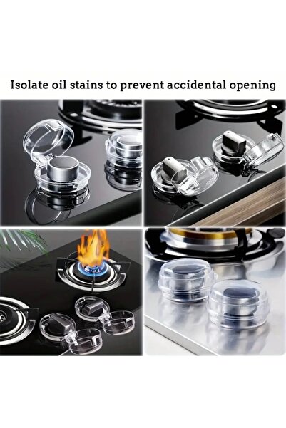 BULUT adet Mutfak Fırın Gaz Ocak Düğme Kapağı, Düğme Kontrol Anahtarı Koruyuc...