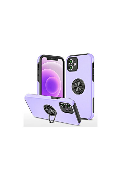eco port iPhone 12 Mini Case Elite Ring Cover - Purple