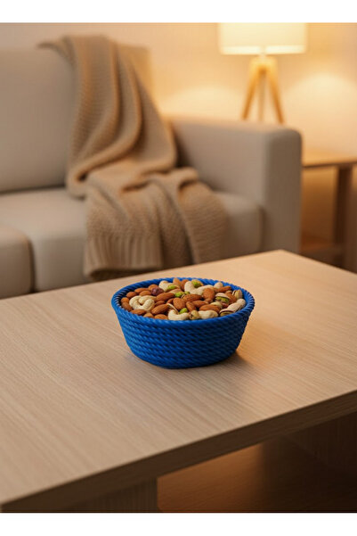 ZERO LAND Drnds Round Snack Bowl Navy Blue Stylish Design and (04907) Compact...