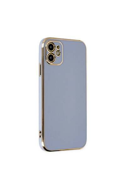 eco port Iphone 12 case volet silicone - blue