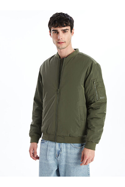 LC Waikiki Peak New Season Standard Fit College Collar Men's Bomber Jacket