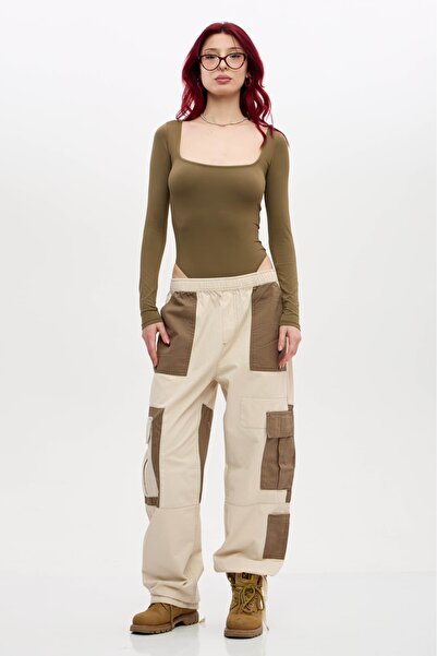 subr Kare Yaka Uzun Kollu Slim Fit Body