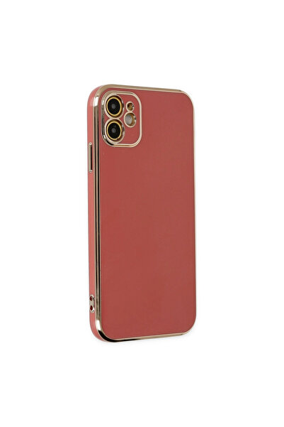 eco port iPhone 12 Case Volet Silicone - Red