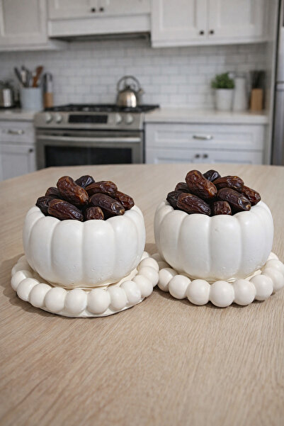 SZN HOME DESİGN Ramazan Özel Hurma Sunumluk Bal Kabağı ikili Set El Yapımı VE...