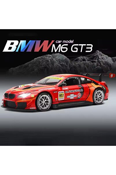 SCOWETTO Bmw M6 Ggt3 Diecast Model Car Openable Door Hood Bmw Racing Car Modi...