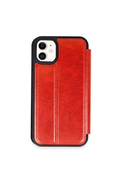 eco port iPhone 11 Case Flip Cover - Red