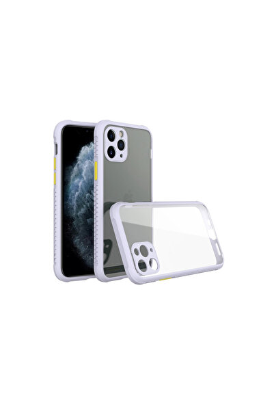 eco port Iphone 11 pro max case miami transparent silicone - purple