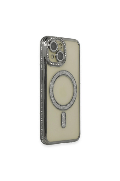 eco port iPhone 15 Case Joke Silvery Magneticsafe Case - Gray