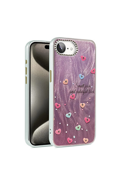 eco port iPhone 16E Case Blade Mirror Patterned Cover - Pattern 8